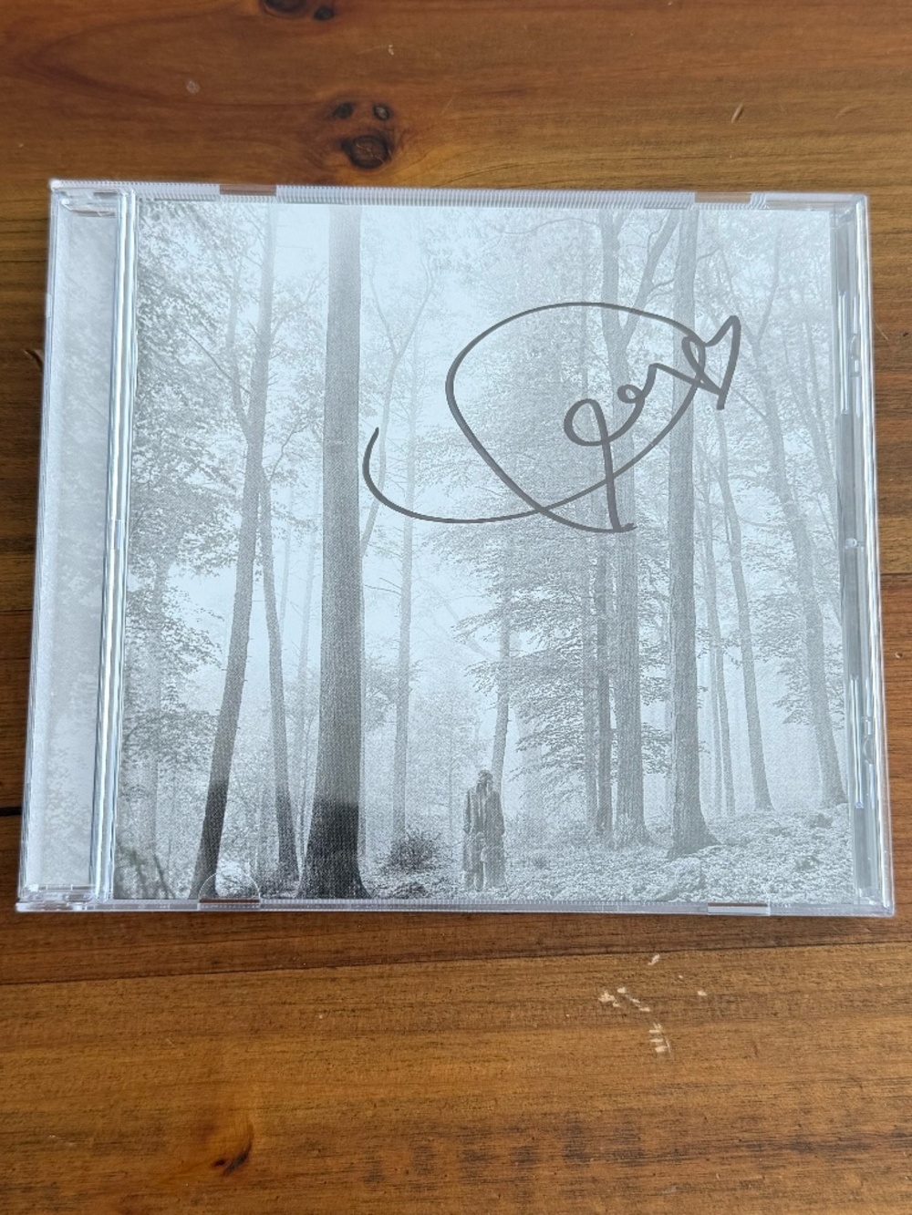 Taylor Swift Folklore signed CD